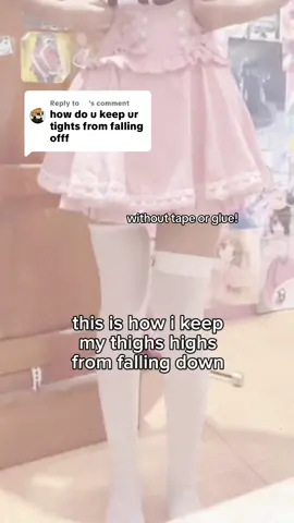 Replying to @️ i move a lot like crazy and my thighs highs still secure maybe this would help ^_^ #地雷系 #jiraikei #fyp #blowthisup #jiraikeifashion 