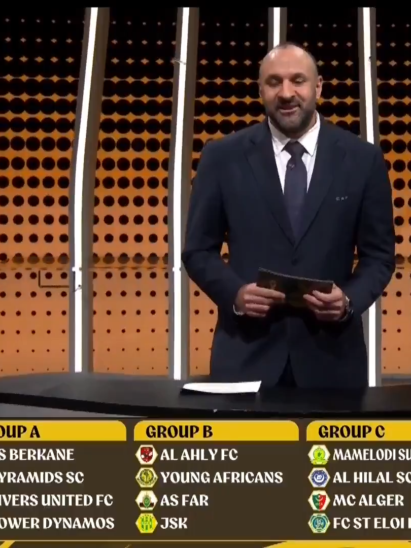 ⚽️ ℂ𝔸𝔽ℂ𝕃 𝔻ℝ𝔸𝕎 ⚽️ A confirmation of the 2025/26 TotalEnergies CAF Champions League group stages draw! #SABCSportFootball #TotalEnergiesCAFCL #sportsontiktok