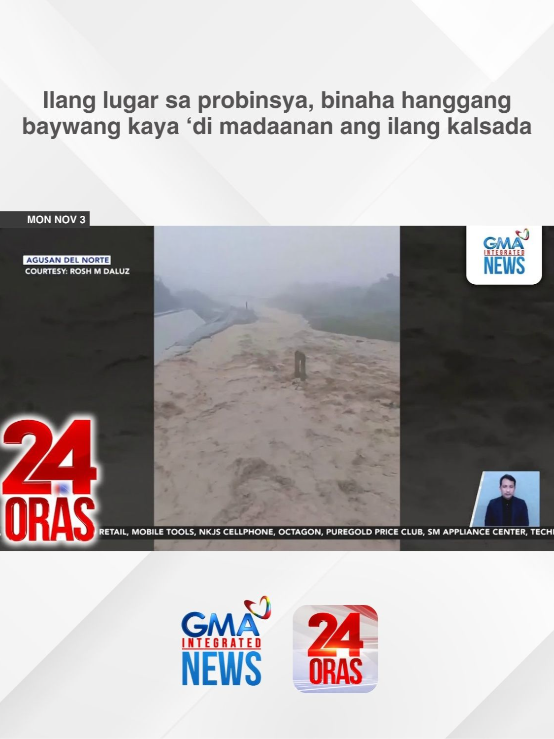 Dahil din sa banta ng Bagyong #TinoPH kaya stranded sa iba’t ibang pantalan ang daan-daang magsisiuwi na sana kasunod ng Undas long weekend. Binaha naman hanggang baywang ang ilang bahagi ng Agusan del Norte. | 24 Oras #BreakingNewsPH #GMAIntegratedNews #24Oras