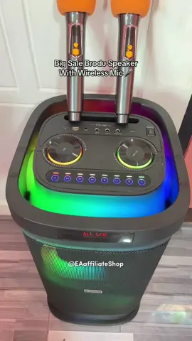 BRODU WIRELESS SPEAKER #broduspeaker #broduspeakerwithwirelessmic #wirelesskaraokespeaker #bluetoothspeaker #bluetoothspeakerwithmic #karaokebluetoothspeakerwithmic #karaokespeaker 