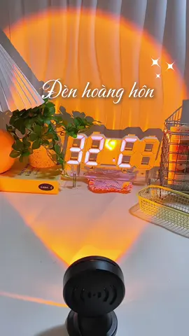 Đèn hoàng hôn decor phòng ngủ siu xinh#denhoanghon #decorphongngu #denhoanghondecor #xh #viral 