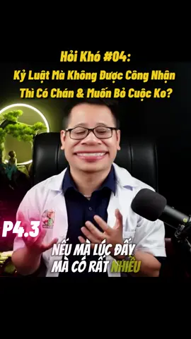 ASK 4-Có Bao Giờ Giả Vờ Rèn Kỷ Luật Để Lừa Mọi Người Không?| Bác Sĩ Kỷ Luật 🎁 👧 Xem toàn bộ video đúc kết về kỷ luật sau 10 năm của tôi ở đây: https://www.youtube.com/@BacSiKyLuat Trân trọng ❤️ Chia sẻ với Bác Sĩ Kỷ Luật trải nghiệm của bạn nhé! ⭐ Cảm ơn chiến hữu đã đón nhận và chia sẻ cảm nhận của mình với Bác Sĩ Kỷ Luật! ☀️ Cảm ơn các người anh em đã thả tim và để lại bình luận rất nhiều. Mời các bạn đón xem những phần tiếp theo nhé! #Bacsikyluat #kyluatbanthan #phattrienbanthan #Kyluat #LearnOnTikTok #xuhuong