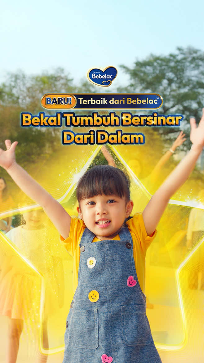 Nutrisi LEBIH, tumbuhnya pun makin bersinar! 🌟​ Baru! Bebelac NutriGreat+ dengan 3 serat penting, 2x DHA, dan 0 sukrosa, bekal terbaik untuk si Kecil tumbuh sehat, aktif, dan cerdas sosial 💛​ Yuk, coba sekarang!​ #NutriGreat #TumbuhBersinardariDalam #BebelacBekalTerbaik​