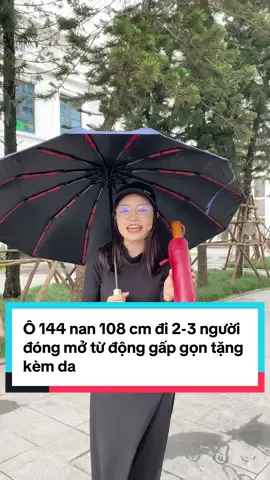 Ô 144 nan 108 cm đi 2-3 người đóng mở từ động gấp gọn tặng kèm da #ô144nan #ô32nan #ôdinangdimua #ô84nan #oche 