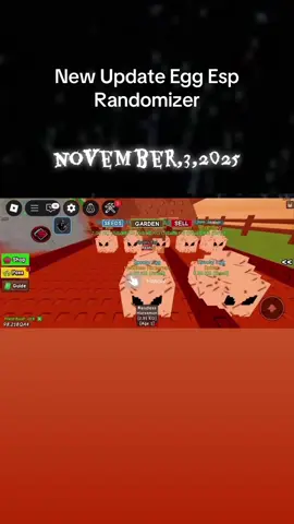 working on any egg🐣#eggrandomizertutorial #growagardenscript #roblox #fyp #growagarden 