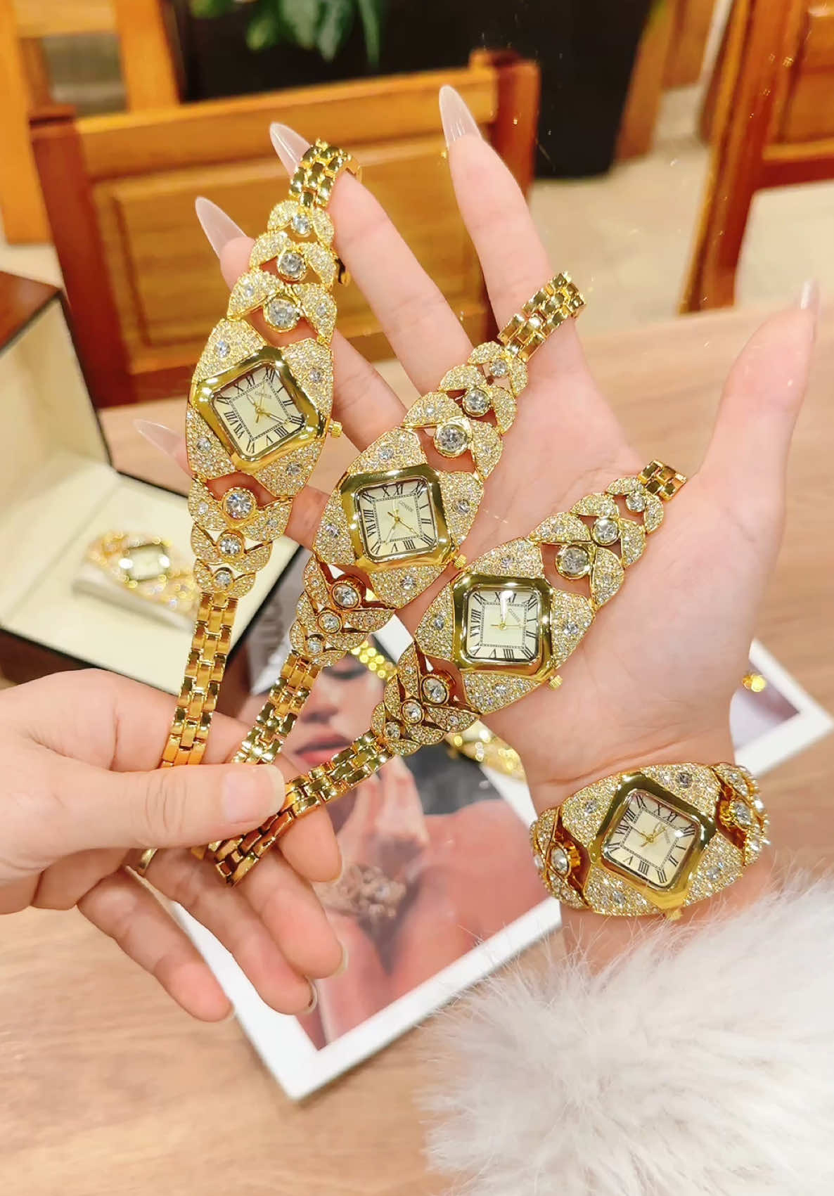 Đồng hồ nữ Gossie Lắc Hoàng Kim Sang Trọng- Đẳng Cấp chỉ 195k cho 50 khách đầu M..U..A TẠI GIỎ HÀNG #donghodep #xuhuong #trendingtiktok #xuhuongtiktok 