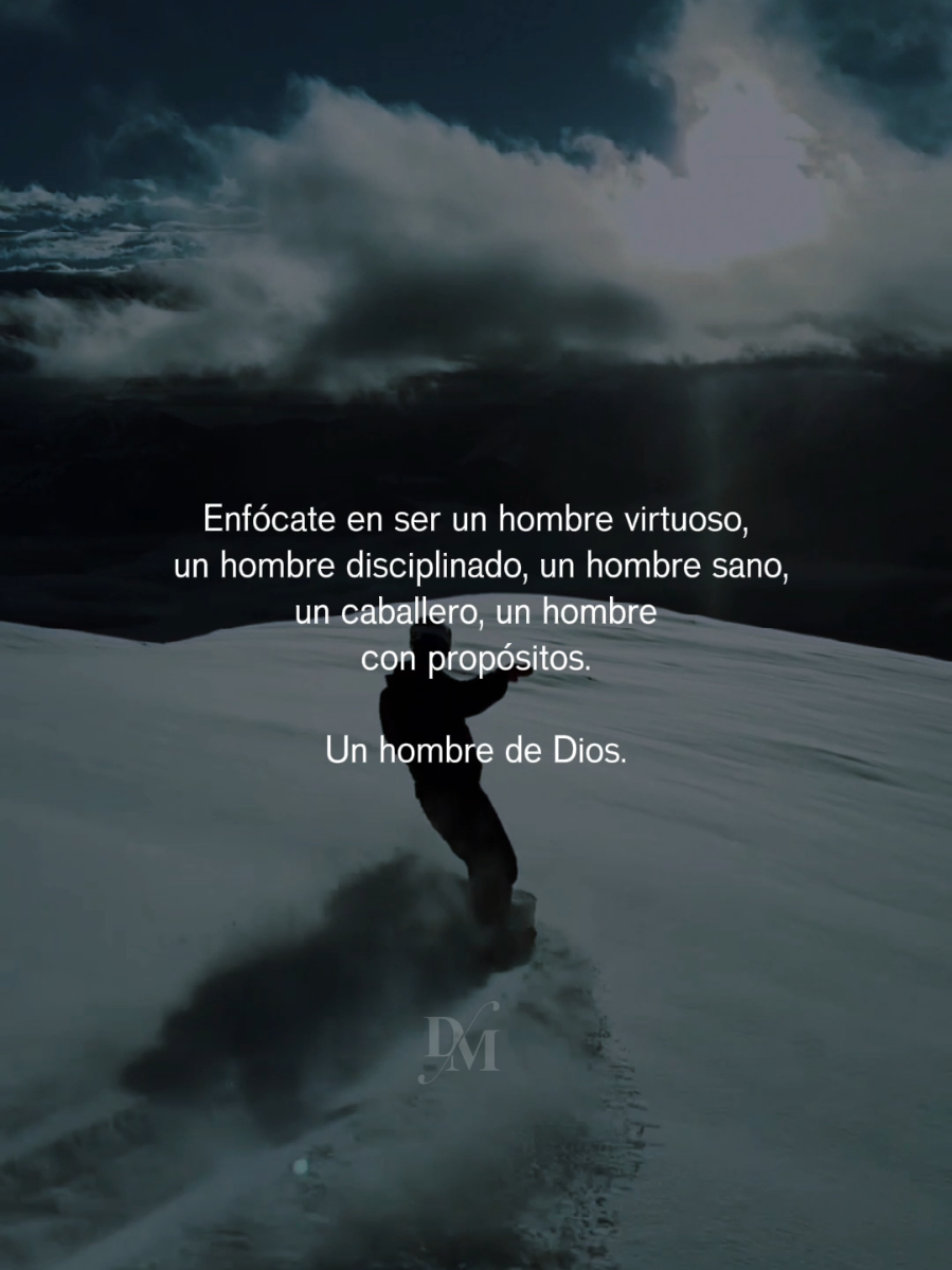 Se un hombre de Dios. 