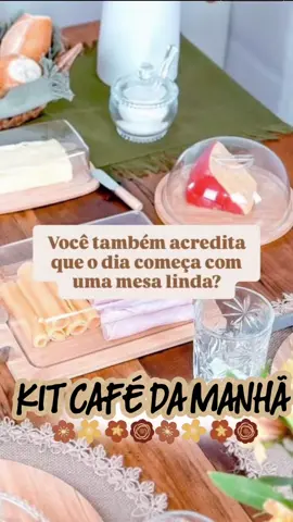 Kit Café da Manhã  4 ITENS Boleira + Manteigueira + Porta Frios Bambu + Queijo BAMBU #kitcafe #kitcafedamanha #cafedamanha #