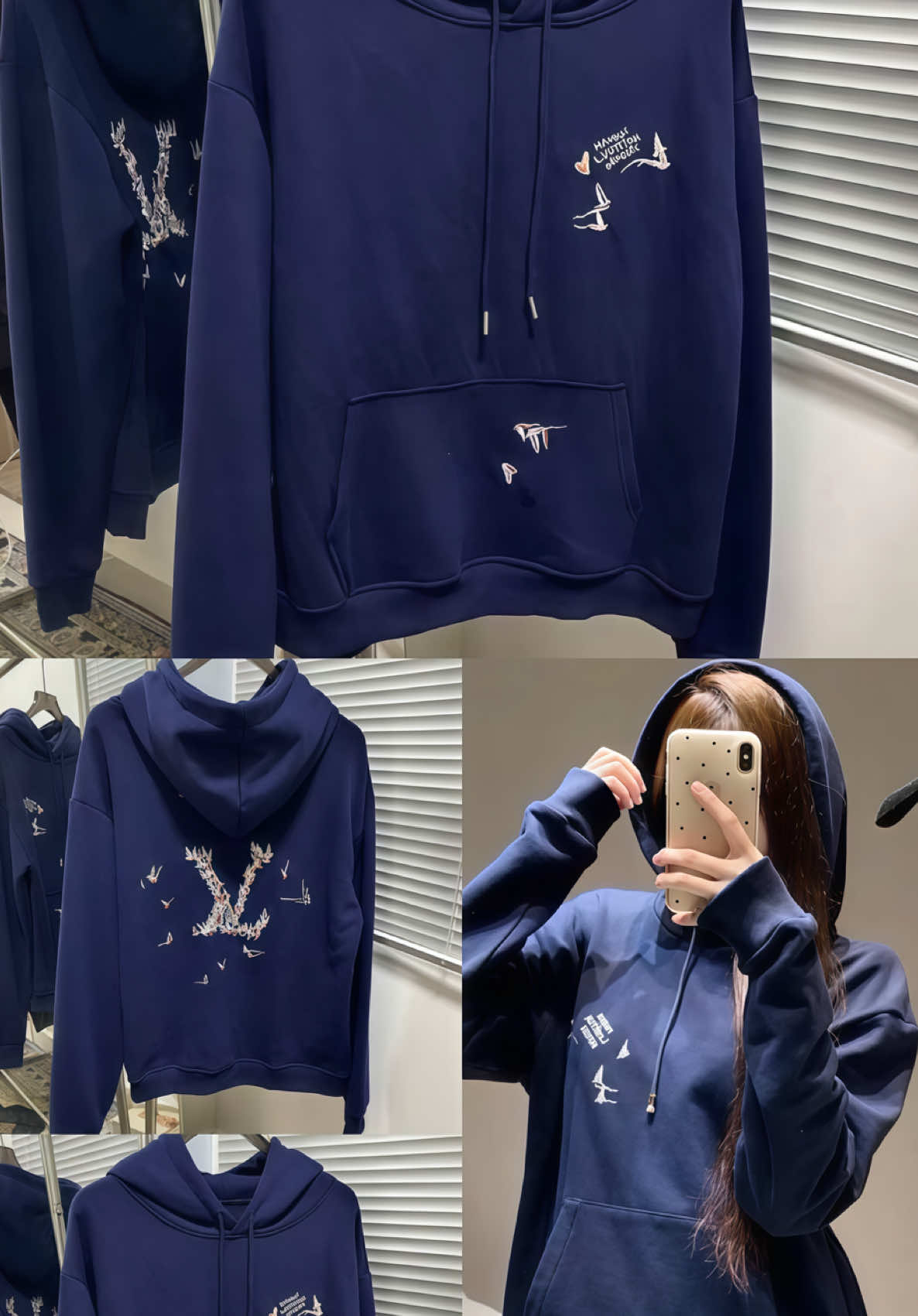 Nỉ Lệ Vi Full Thêu 2 mặt 🛍️🛍️ #CapCut #xuhuong #aonibong #aohoodie #aohoodienamnu 