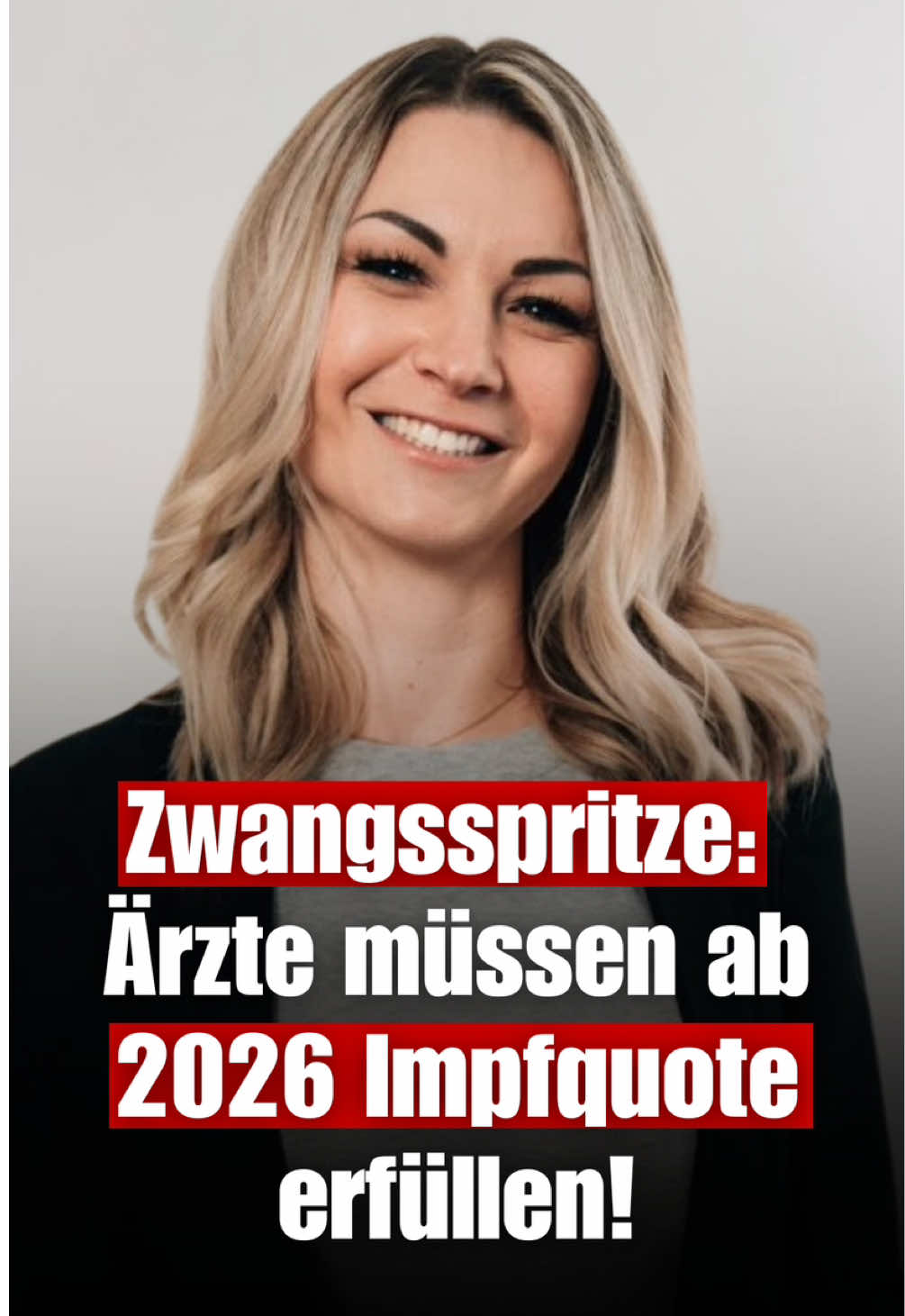 Zwangsspritze: Ärzte müssen ab 2026 Impfquote erfüllen! | Juliane Waehler