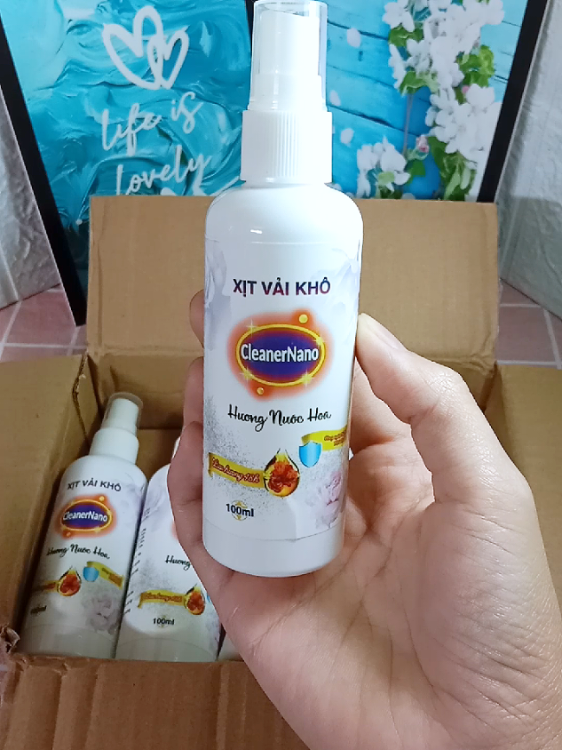 Trả lời @baoyen2903 xịt vải khô quần áo Cleanernano 