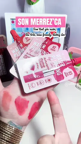 Merrez’ca Water Blurring – nhẹ môi, tint lì, lâu trôi ,chuẩn màu, đáng mua 10/10 💯”#son #merrezca #liptint #makeup #sonli  @𝑻𝒉𝒖̀𝒚 𝑽𝒖̛𝒐̛𝒏𝒈 💎  @𝑻𝒉𝒖̀𝒚 𝑽𝒖̛𝒐̛𝒏𝒈 💎  @𝑻𝒉𝒖̀𝒚 𝑽𝒖̛𝒐̛𝒏𝒈 💎 