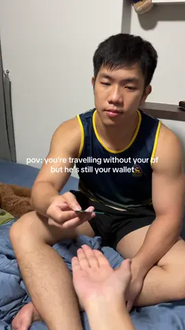 you’re welcome i help you earn miles ok #fyp #sgtiktok #couplecomedy #Relationship #funny 