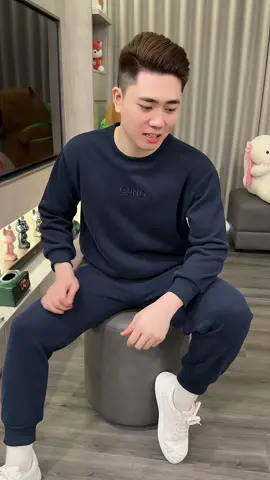 GUNO-Bộ quần áo nỉ lót nhung N