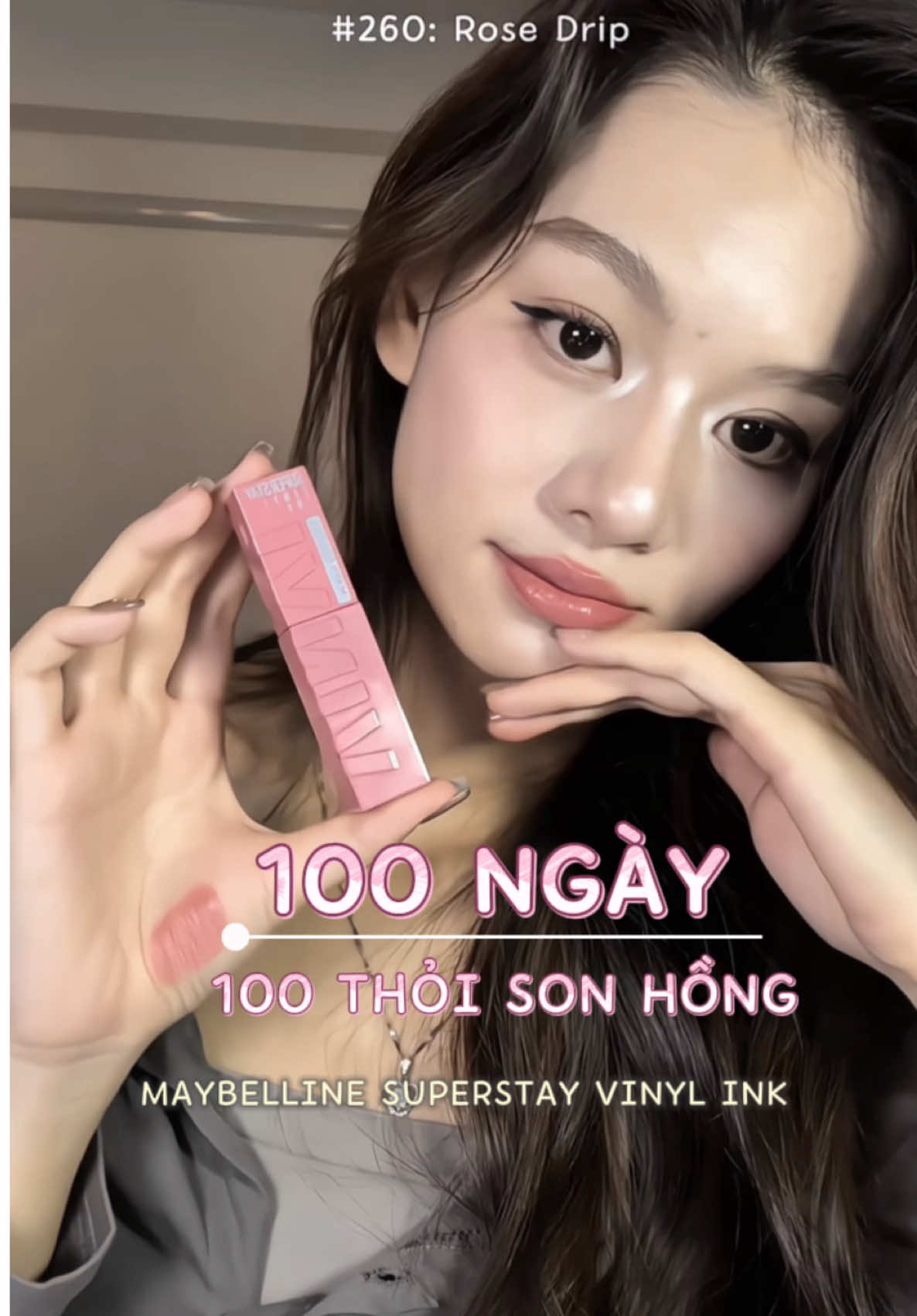 Thử thách đếm xem tui đã khen “đẹp” bao nhiêu lần 🤡🤡🤡 #nuxinhvanphong #lamdep #skincare #makeup #maybelline 