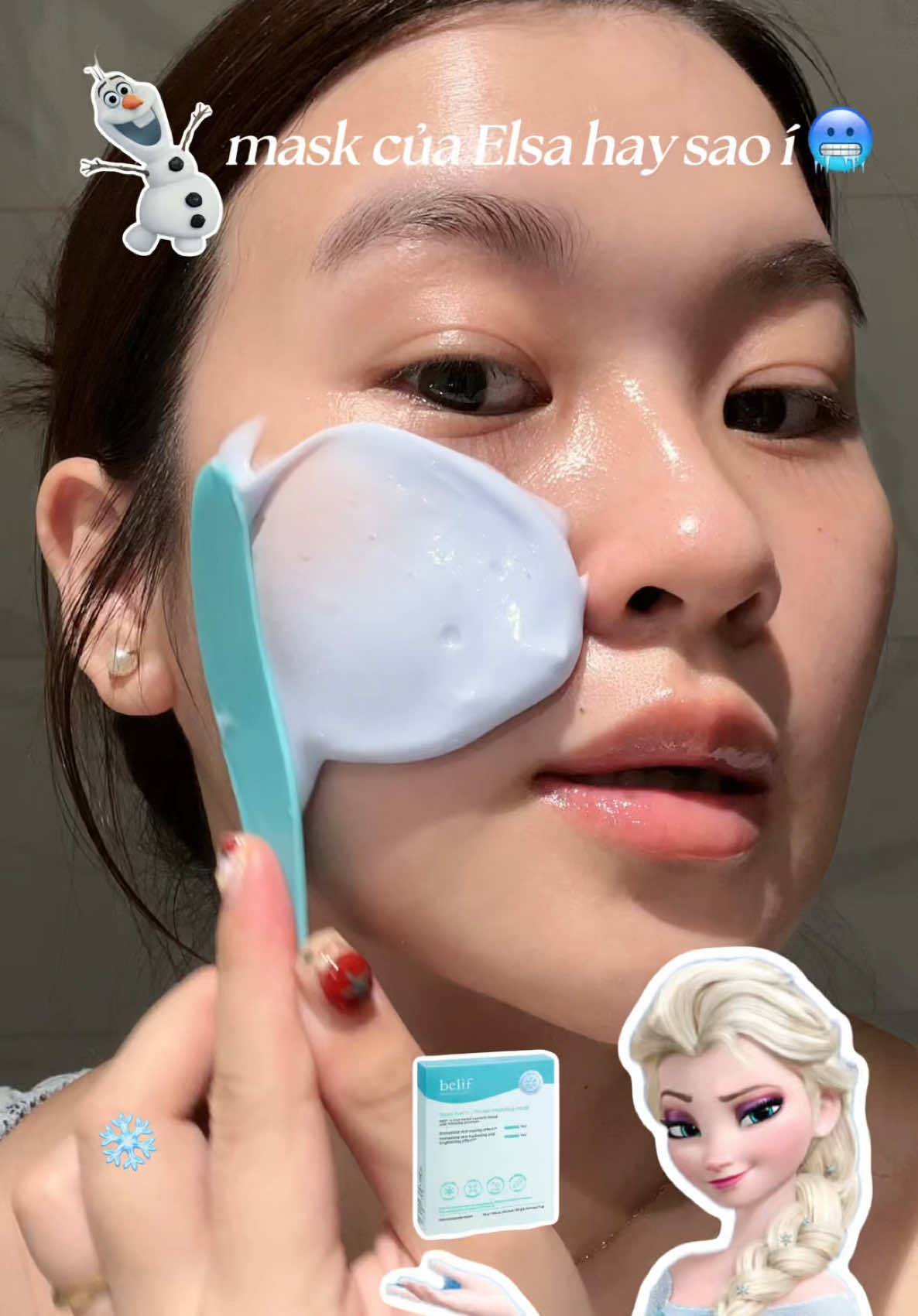 ❄️🥶✨ đắp kiểu gì mà càng đắp càng thấy mát lun í!!! #nguyetbusine #Belif #Toommedia #matnadeo 