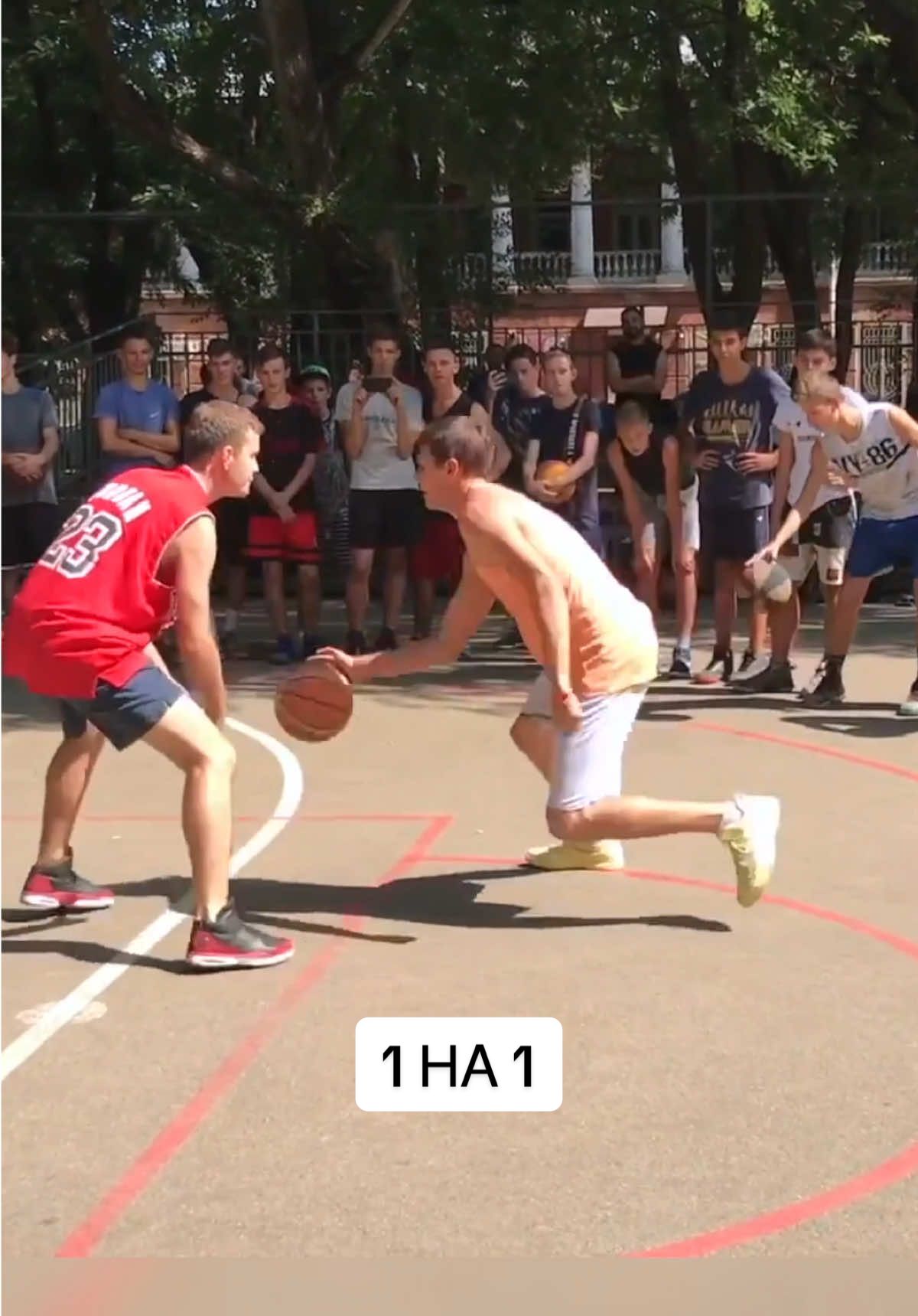 1 на 1 в Одессе @Smoove #NBA #нба #basketball #баскетбол #смув