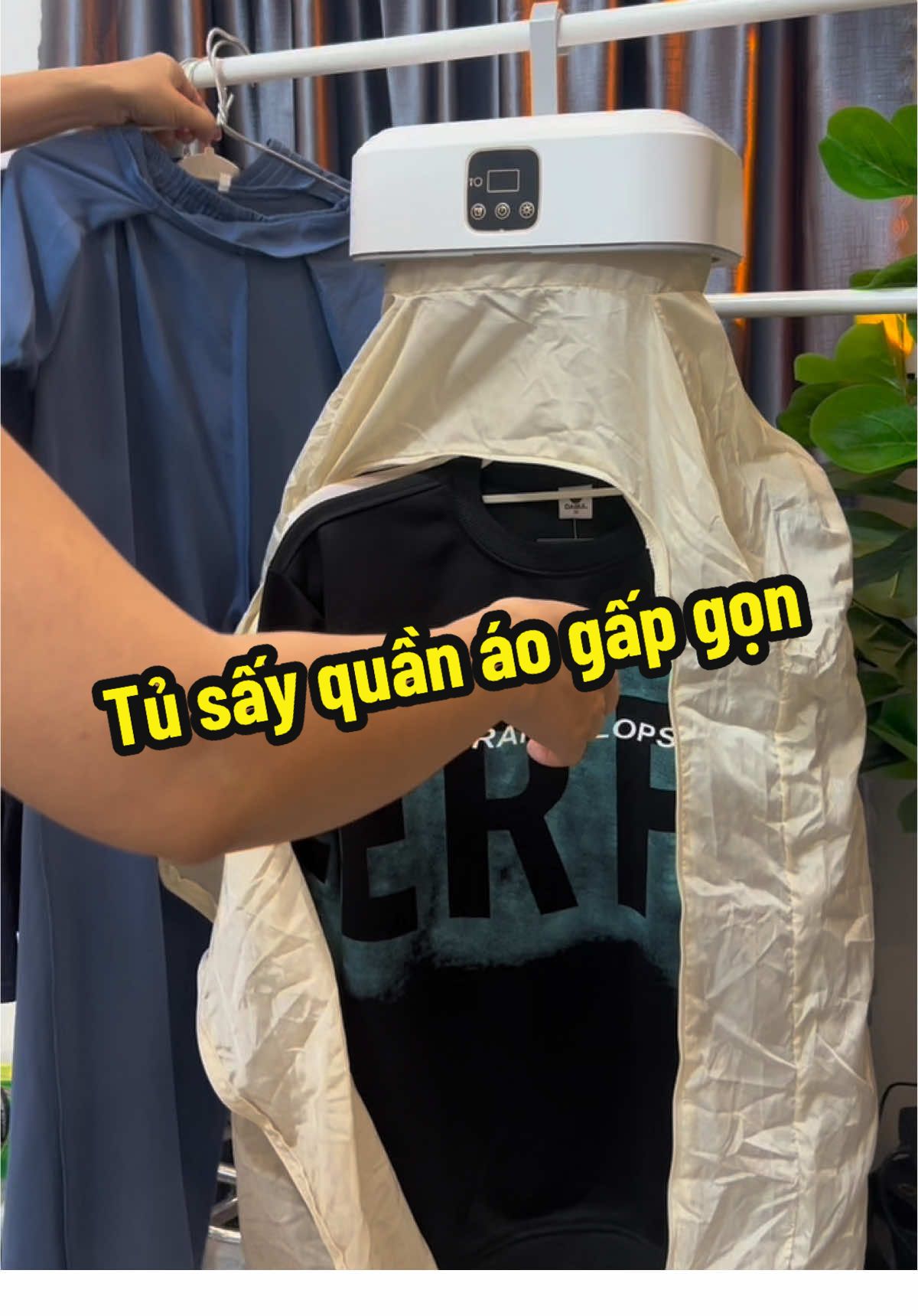 Tủ sấy quần áo gấp gọn HUKO##lethu_thi1989##xuhuongtiktok##Tusayquanaogapgon