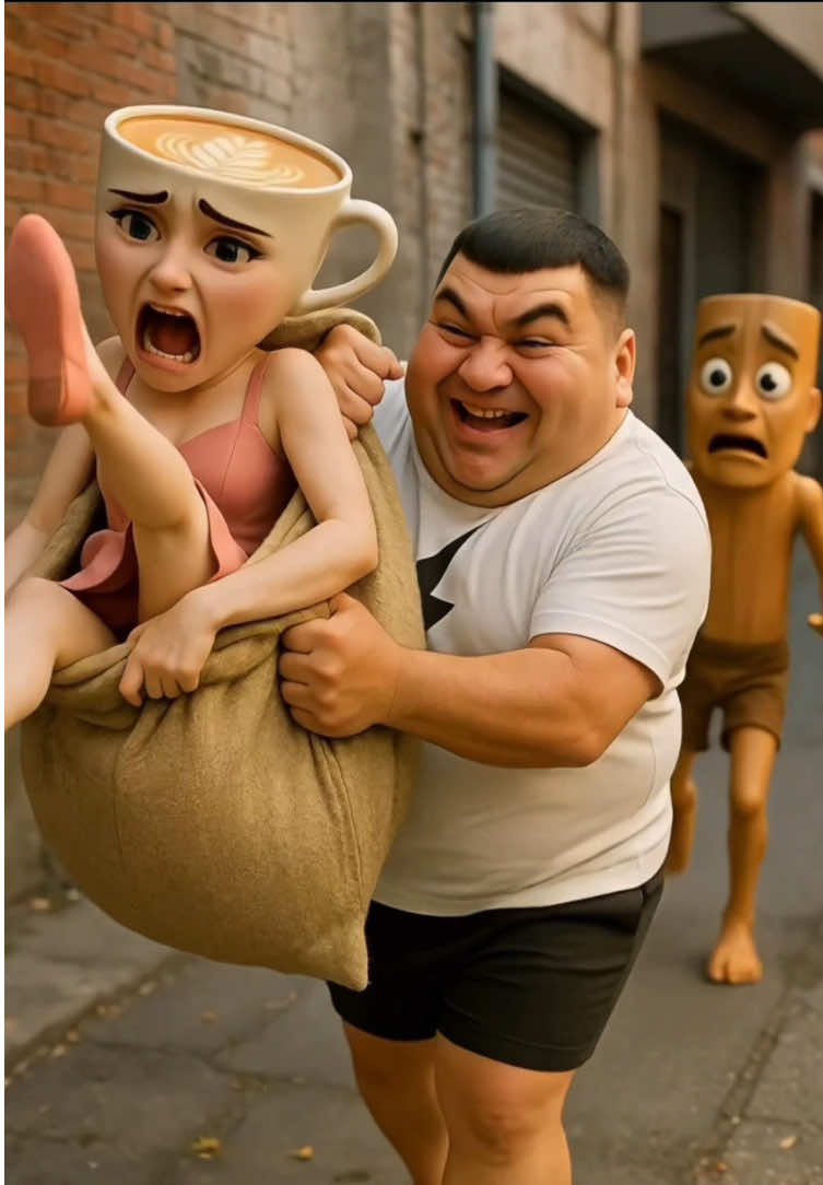 Ballerina Cappuccina Got Taken by Mr. Chubby #brainrot #tungtungtungsahur #italianbrainrot #ballerinacappuccina #funny 