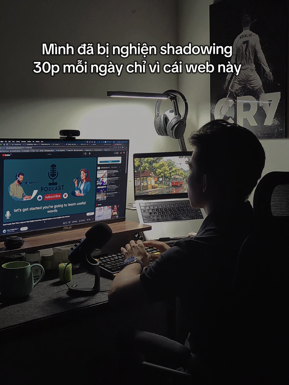 Có ai đang học web này không ạ. Nay web update thêm tooltip cho mấy phím tắt rồi. quá xịnnnn #CapCut  #fyp #foryou #shadowenglish #studywithme 