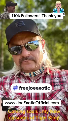 Thank you for following!  Please show the real Joe exotic some love.  His website is at the bottom of the page. #j#joeexoticn#netflixt#tigerkingf#fypJ@Joe Exoticj@joeexotictv