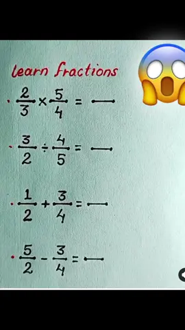 #learnfractions #learnmath #LearnOnTikTok #foryourtiktokpage #growmyaccount 