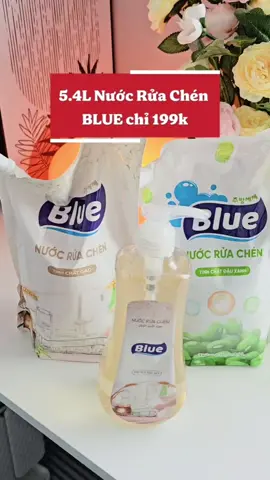 Nước rửa chén Blue siu nhiều bọt  #nuocruachen  #blue  #chiendichnhasangtao  #cuocduanhasangtao  #banacocoreview 