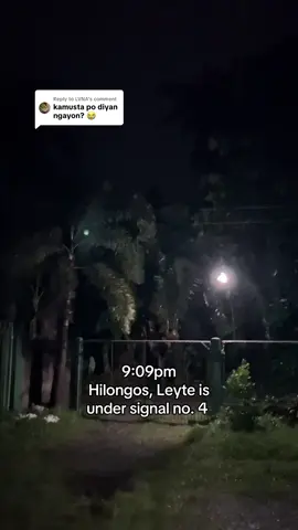 Replying to @LVNA walang tulogan ngayong gabi. Expected landfall 11pm-2am. Please pray for us! 🙏 #TinoPH #bagyongtino #leyte #fyp 