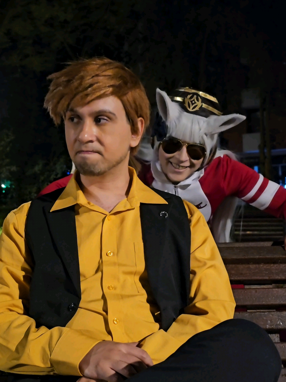 Just wanted to relax after training some horses 😒 #umamusume #goldship #umamusumecosplay #prettyderby #fyp 