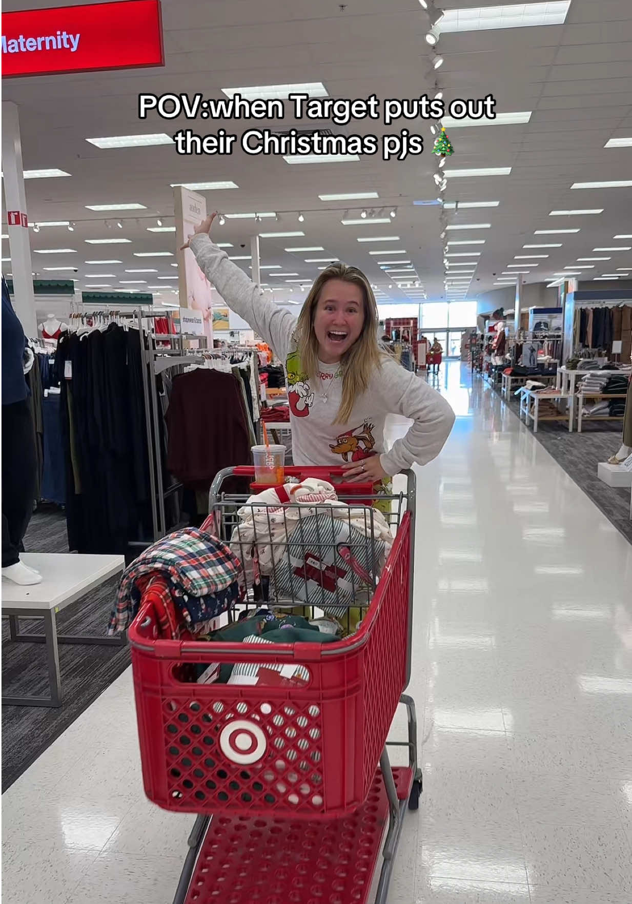 Target has my entire bank account right now 🫣😂🎄 @target #target #christmas #christmaspjs #motherdaughter #christmasshopping @MykelaL 
