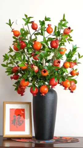 Lựu Phú Quý decor 🧨 Sản phẩm ở giỏ hàng trong trang cá nhân ạ😘 #trangtritet #canhluu #canhluuphuquy #xomtrangtri #tet2026 