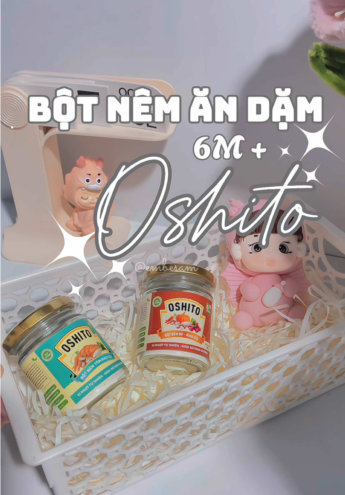 Thêm vị thêm ngon cho bé iu cũng bột nêm nhà Oshito, ba mẹ thử nhé #botnemandam #botnemandamoshito #OSHITO #viral #andamcungbe 