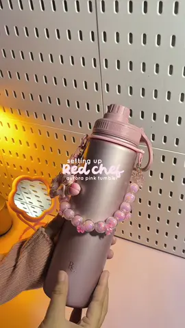 so pretty redchef tumbler🌸—aurora pink🦩 @Redchef.PH  #pinktumbler #hotandcold #insulatedtumbler #stainlesstumbler #leakprooftumbler 