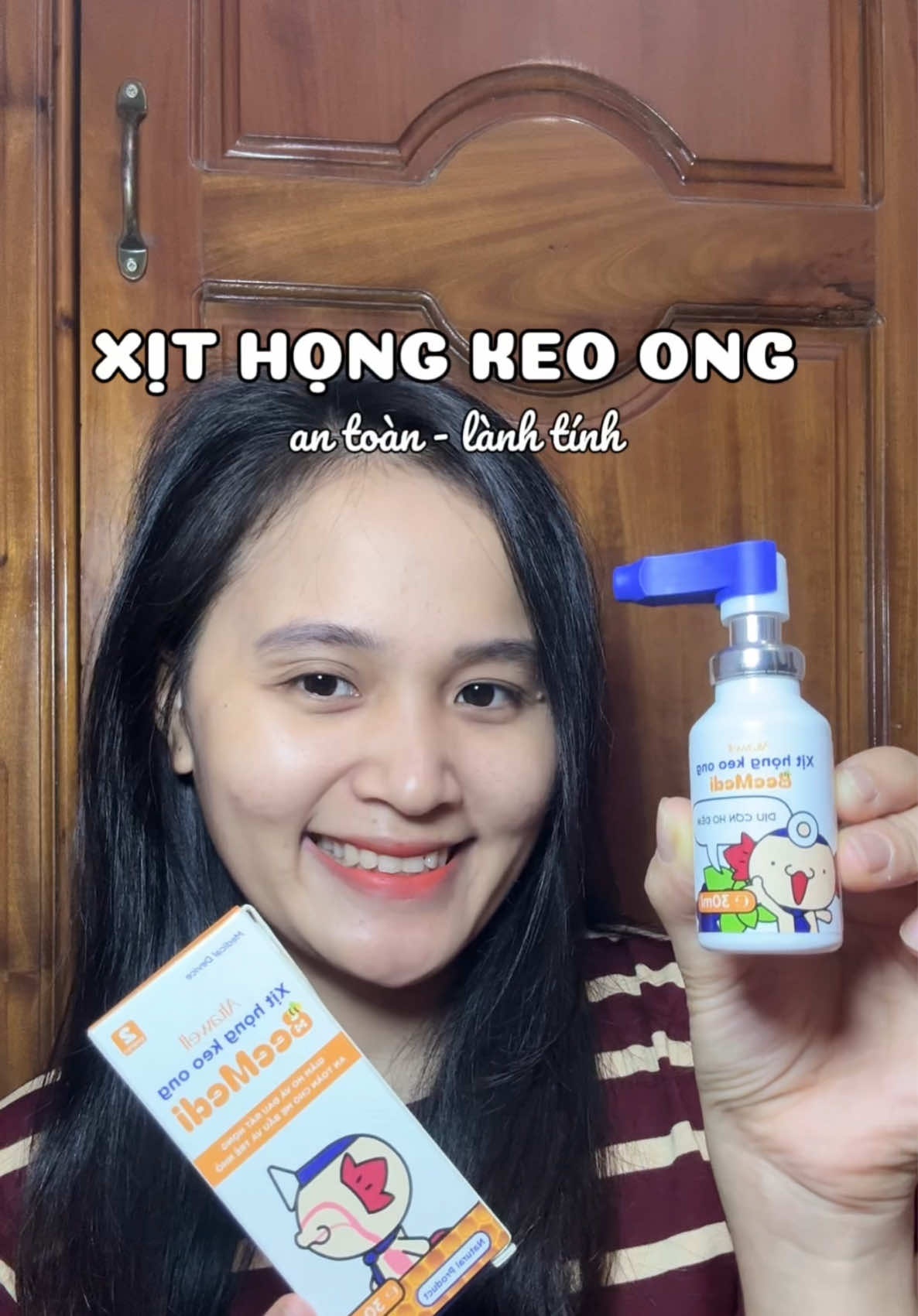 Trả lời @Tiếng Mỹ giao tiếp may đợt ốm vừa rồi có sẵn chai xịt họng keo ong này, dùng đỡ ho hơn á mấy bà #mehine #xithongkeoong #xithongkeoongbeemedi #xithongkeoongaltawell #xuhuong 