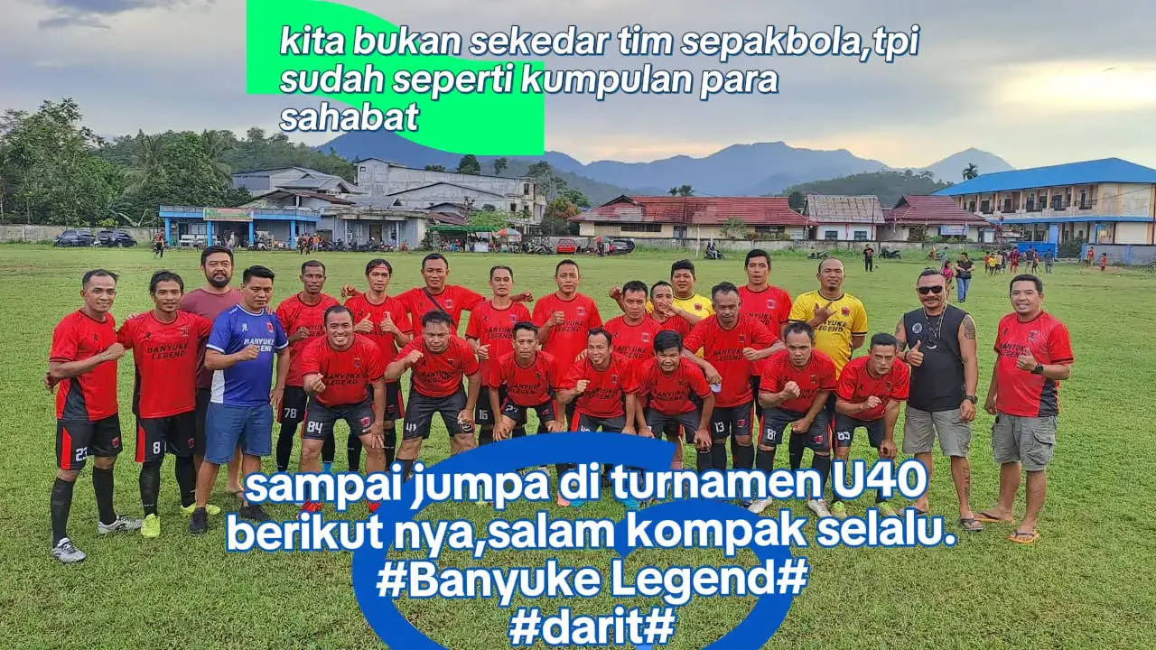 sampai jumpa diturnamen u40 berikut nya,salam kompak selalu. BANYUKE LEGEND..🔥