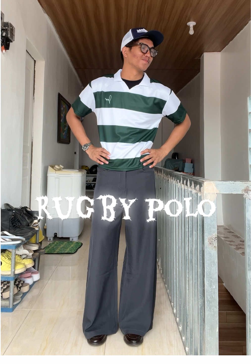 rugby stripes boxy polo from @INSPI  #rugbypolo #stripespolo #polo #croppedpolo #boxypolo
