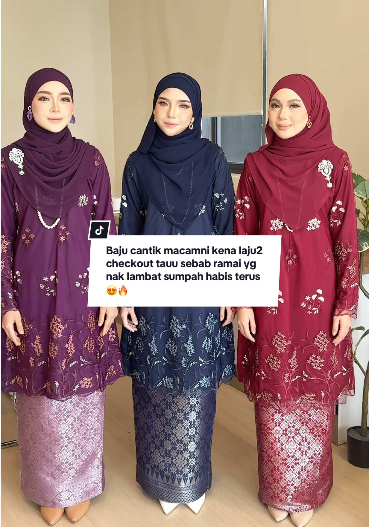 Set alarm live launching esok Selasa jam 9pagi make sure masuk terus checkout tauu 😍🔥 Register live event kat atas tau takod terlepas nnti 📍 #nfhboutiquegallery #bajukurung #kurung #bajuwanita #kurungcantik 