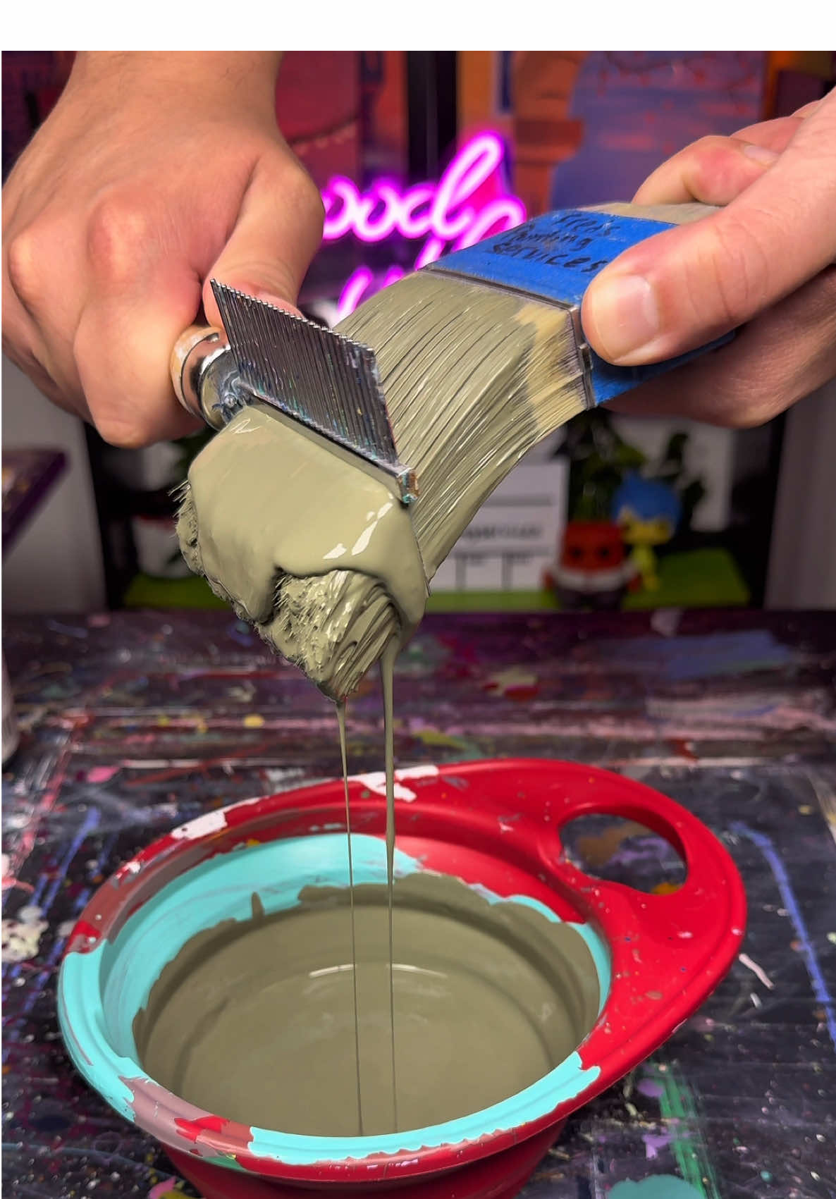 ASMR so satisfying you won’t even blink 👀 What color do you want to see tomorrow? 🎨 #asmr #asmrpaintbrush #asmrsounds #satisfying #fypシ゚viral🖤tiktok 