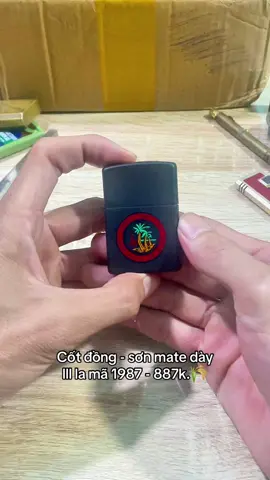 Zippo chính hãng - lll la mã 1987 ... #zippo #zippochinhhang #batlua #dammekhoilua #v 