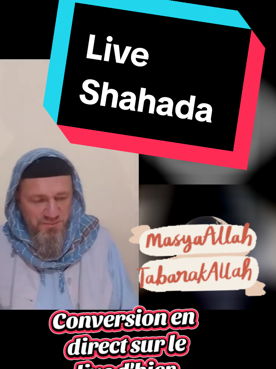 Un moment suspendu. Un frère est monté sur le live, le cœur tremblant, prêt à dire les paroles qui changent une vie. 150 témoins, des larmes, du silence, puis la lumière d’un “La ilaha illa Allah”. Un instant qu’on n’oubliera pas. #Islam #conversionàlislam #momentémouvant#tiktoklive #livehighlights