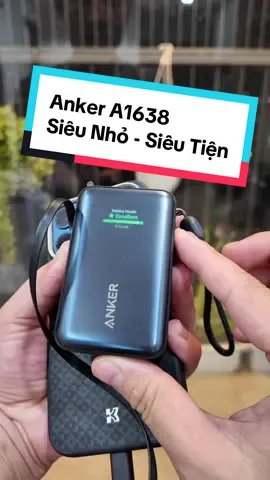 Anker Nano A1638 - Nhỏ xinh mà có võ thế này thì ai cũng thích 😂