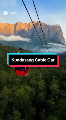 Siapa yang lama tidak balik Sabah, di Kundasang ada sudah cable car 🤣 #ai #sabah #malaysia #sora #fyp 