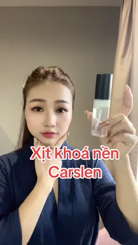 Mất công Trang điểm mà ko xịt giữ lớp nền thì phí công lắm mấy bà 🥰#xịtkhóanền#beauty#foryoupage ♥️