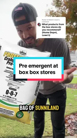 Replying to @Robert coyne how to find lawn pre-emergent at big box stores #lawncare #lawn #lawns #lawnmaintenance 
