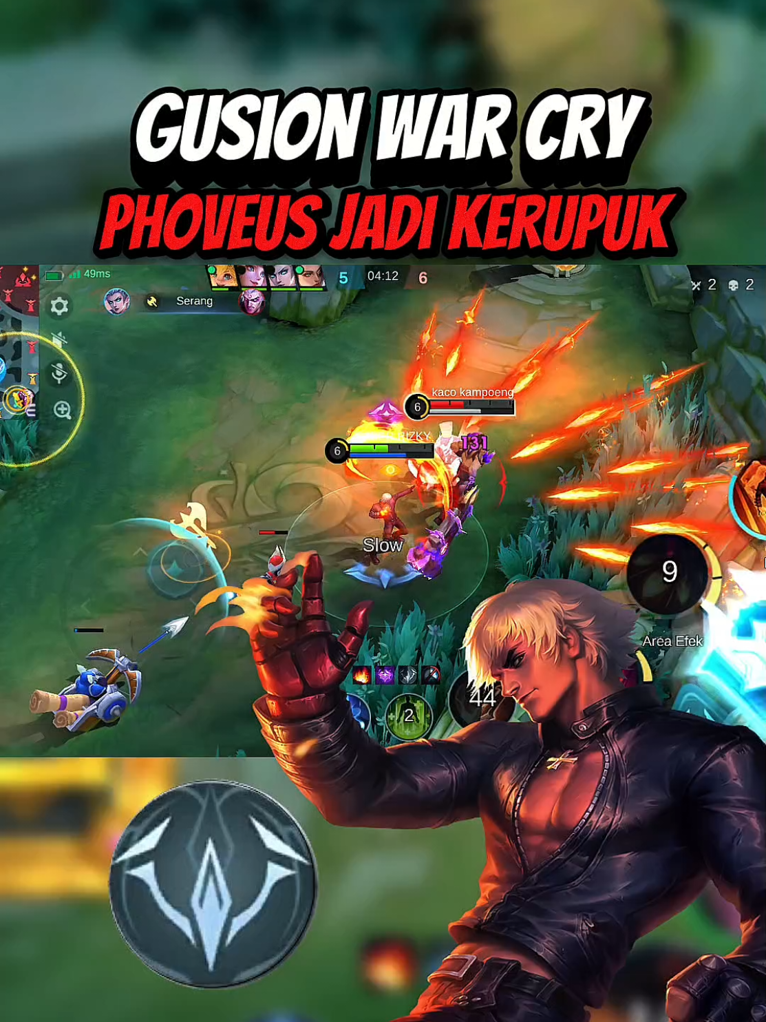 gusion war cry sakit banget #MLBB #fyp #viral 