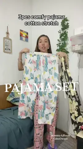 ang comfy talaga #pajama #cottonpajama #fyp 