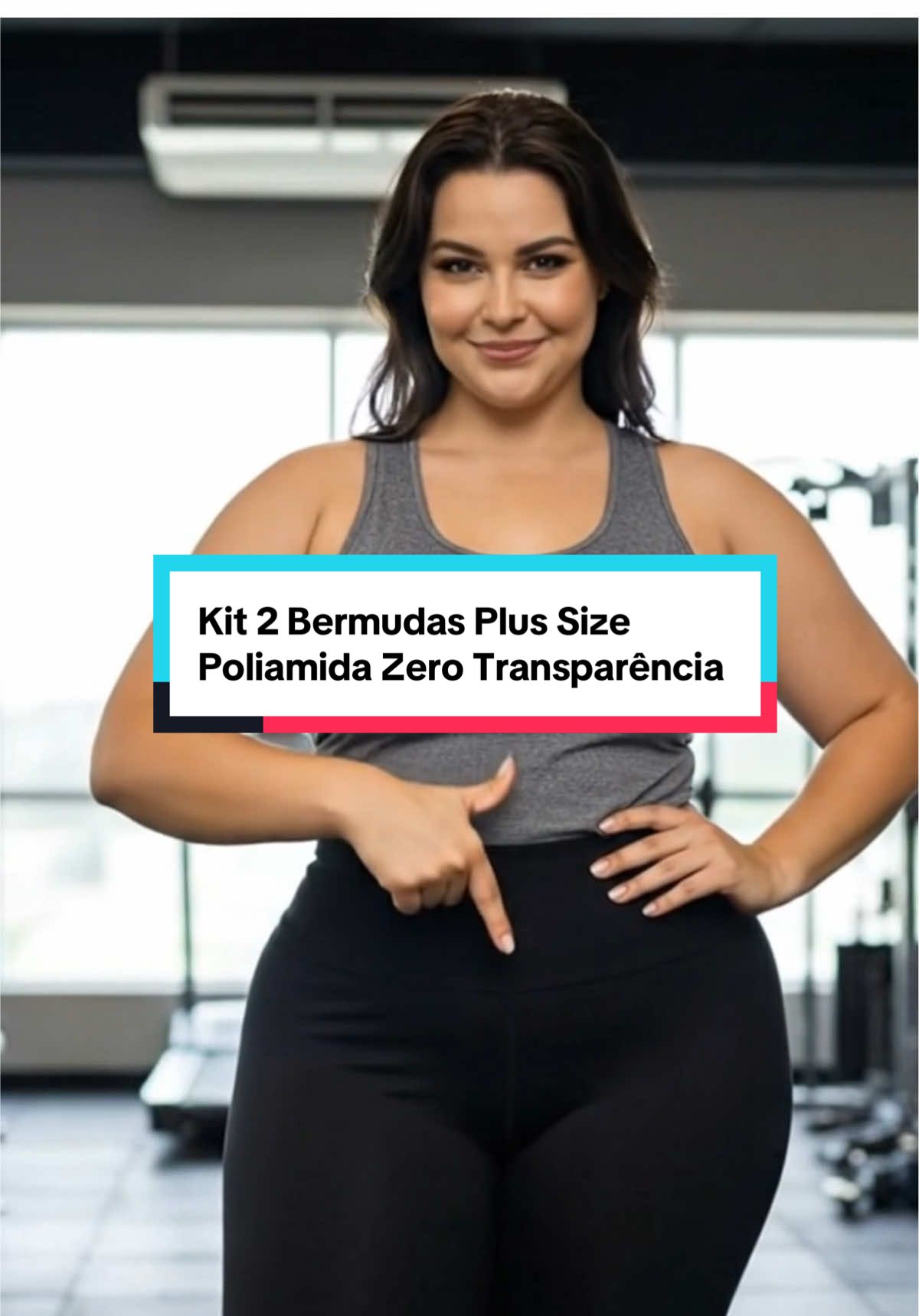Kit 2 Bermudas Plus Size Poliamida Zero Transparência ideal para Academia e Dia a Dia. Vale muito a pena aqui no Tiktokshop #poliamida #bermuda #plussizefashion #tiktokshopblackfridaybr #tiktokshop1111br 