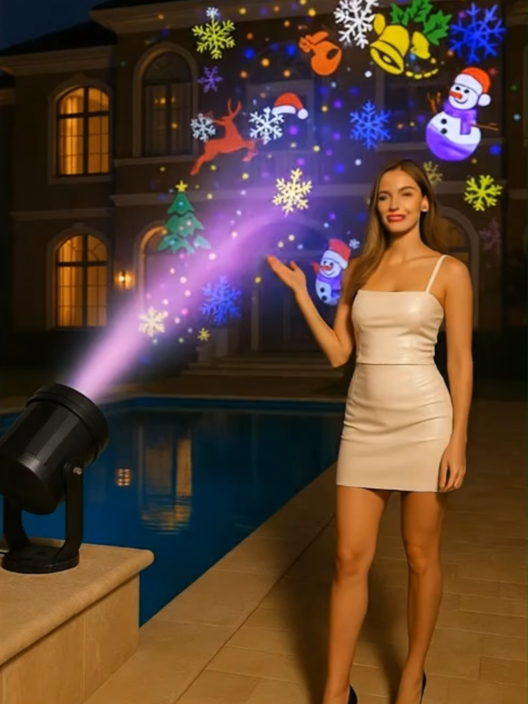 🏡💫 Transforme sua casa em um show de luzes natalinas! Esse projetor mágico cria um espetáculo incrível na fachada, com cores vivas e desenhos natalinos em movimento! 🎅 É só ligar e pronto! As imagens se projetam automaticamente, iluminando paredes, jardins e até piscinas com brilho e emoção. ✨ Perfeito para quem ama decoração moderna, é resistente à água, fácil de instalar e dá um toque profissional à sua casa. 🔥 Sério, isso aqui vai sumir do estoque! Corre e clica no link abaixo antes que acabe! projetor natalino rgb natal decoração natalina luzes natalinas natal mágico iluminação natalina natal exterior projetor natal piscina fachada natal decoração natal projetor colorido natal casa natal festa natal #tiktokshop #natal #projetor #decoração #achadinhos