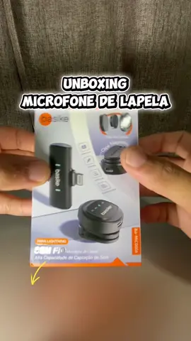Grava sem ruído, sem chiado, e com qualidade absurda!#achadinhos #tiktokshop #microfonedelapela #viral 