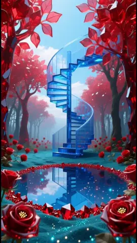 Thank you for the request 💙✖️❤️ #scenery #aiart #癒し #colors 